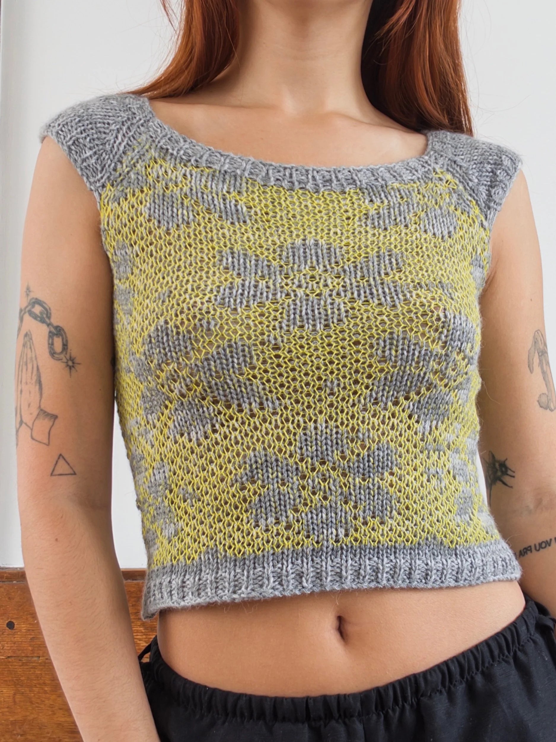 Concrete Floral Baby Tee