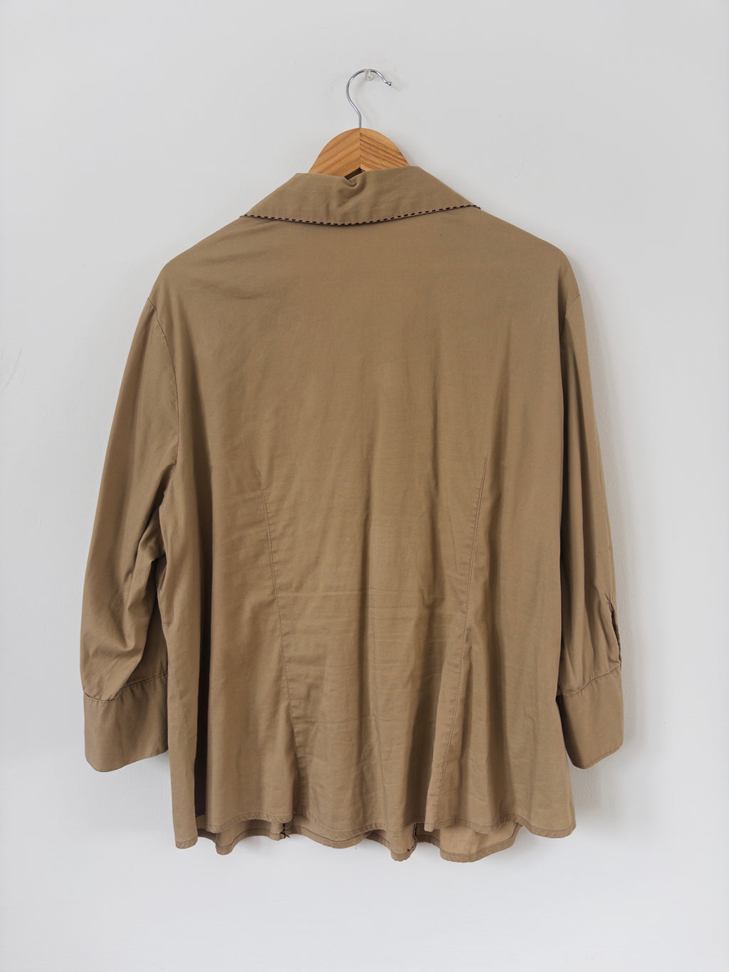 Contrast Stitch Button Down