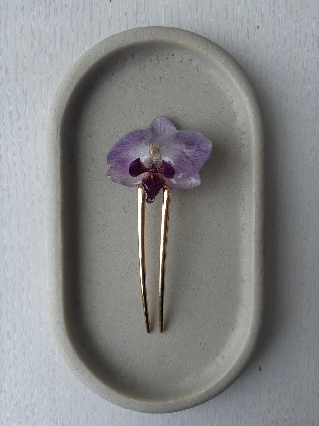 Orchid Hair Pin