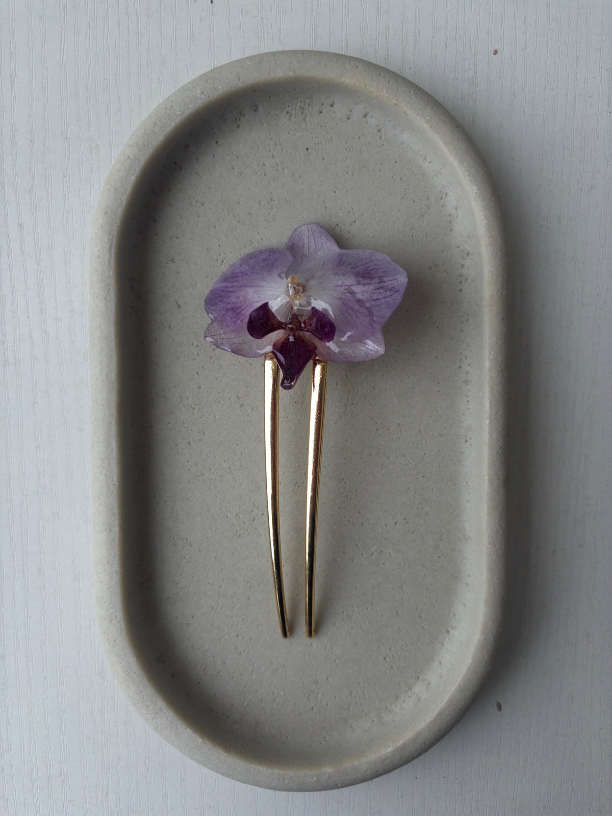 Orchid Hair Pin