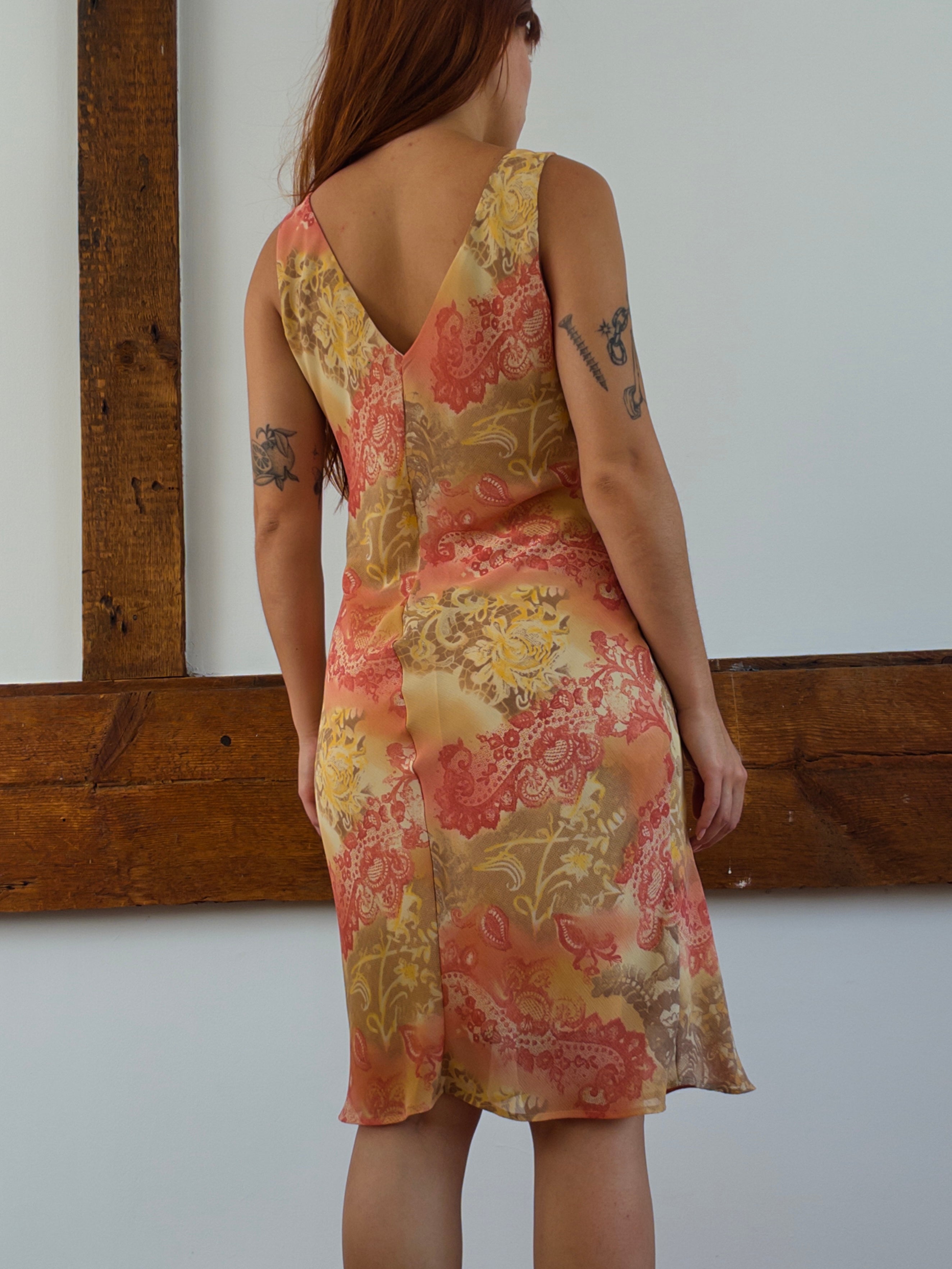 Paisley Abstract Dress