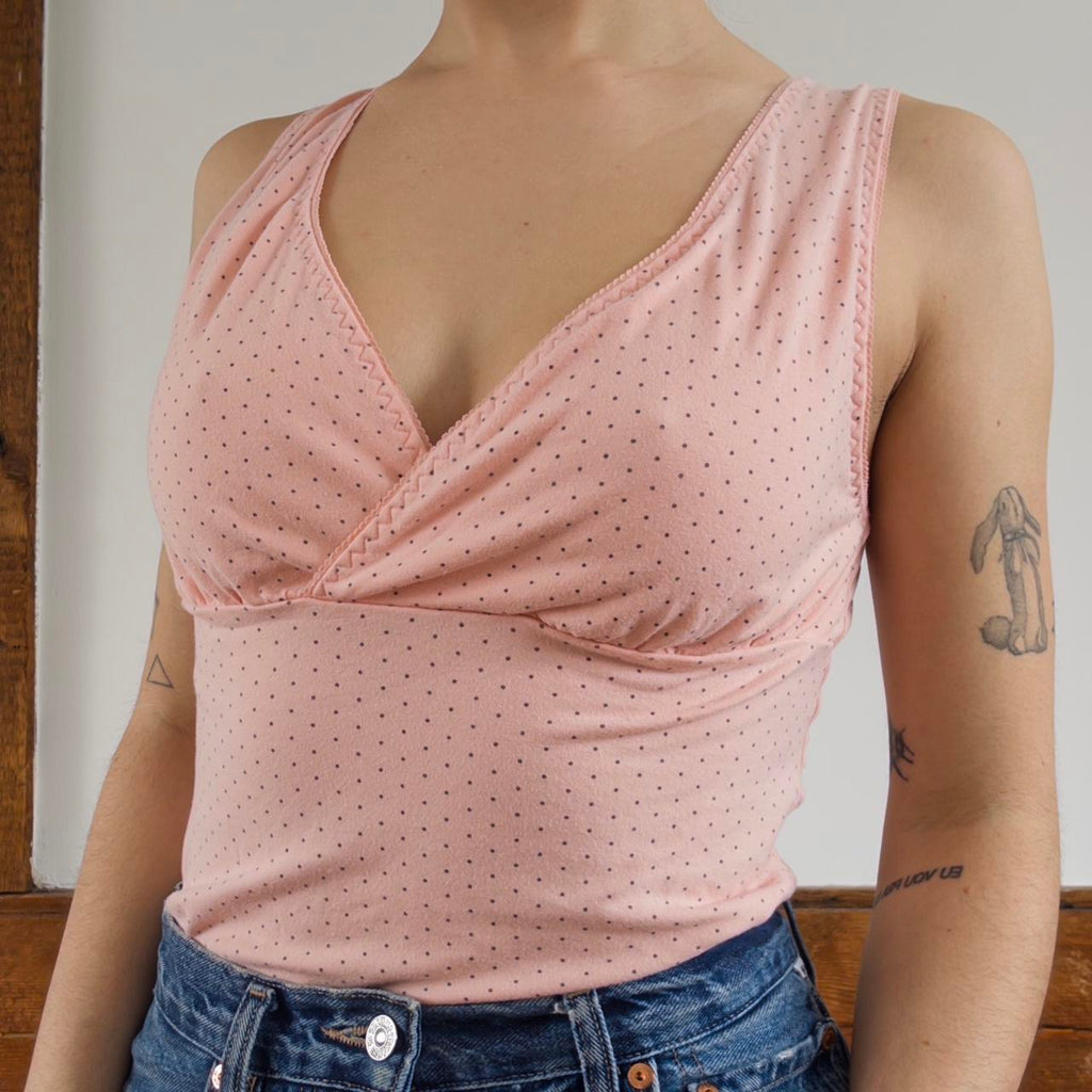 Pink Polka Dot Tank