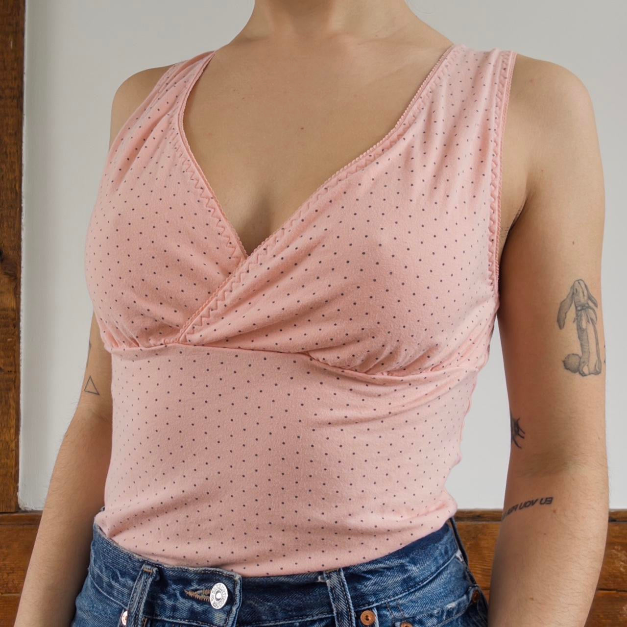 Pink Polka Dot Tank