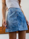 Indigo Mini Skirt