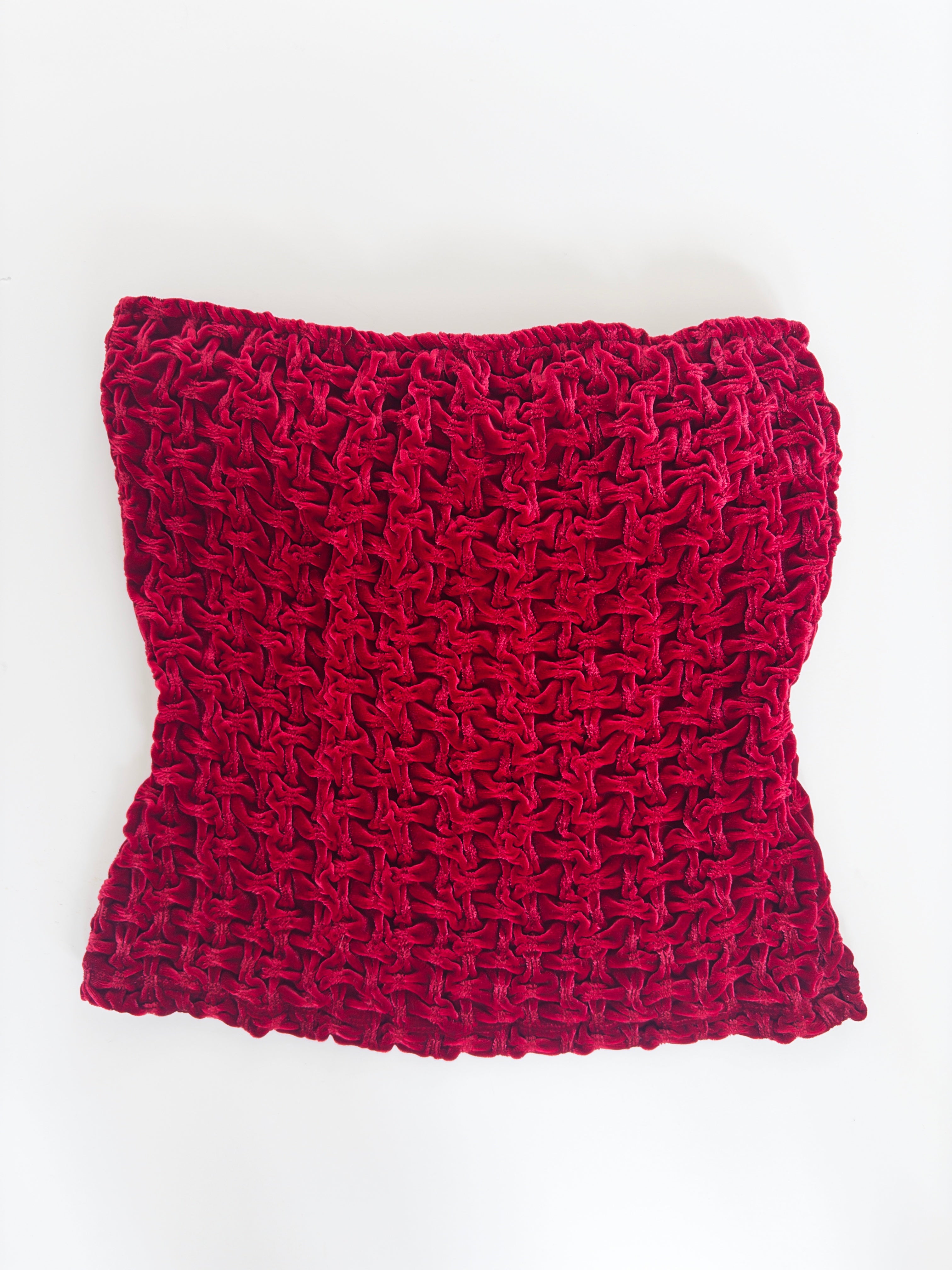 Moda Velvet Tube Top