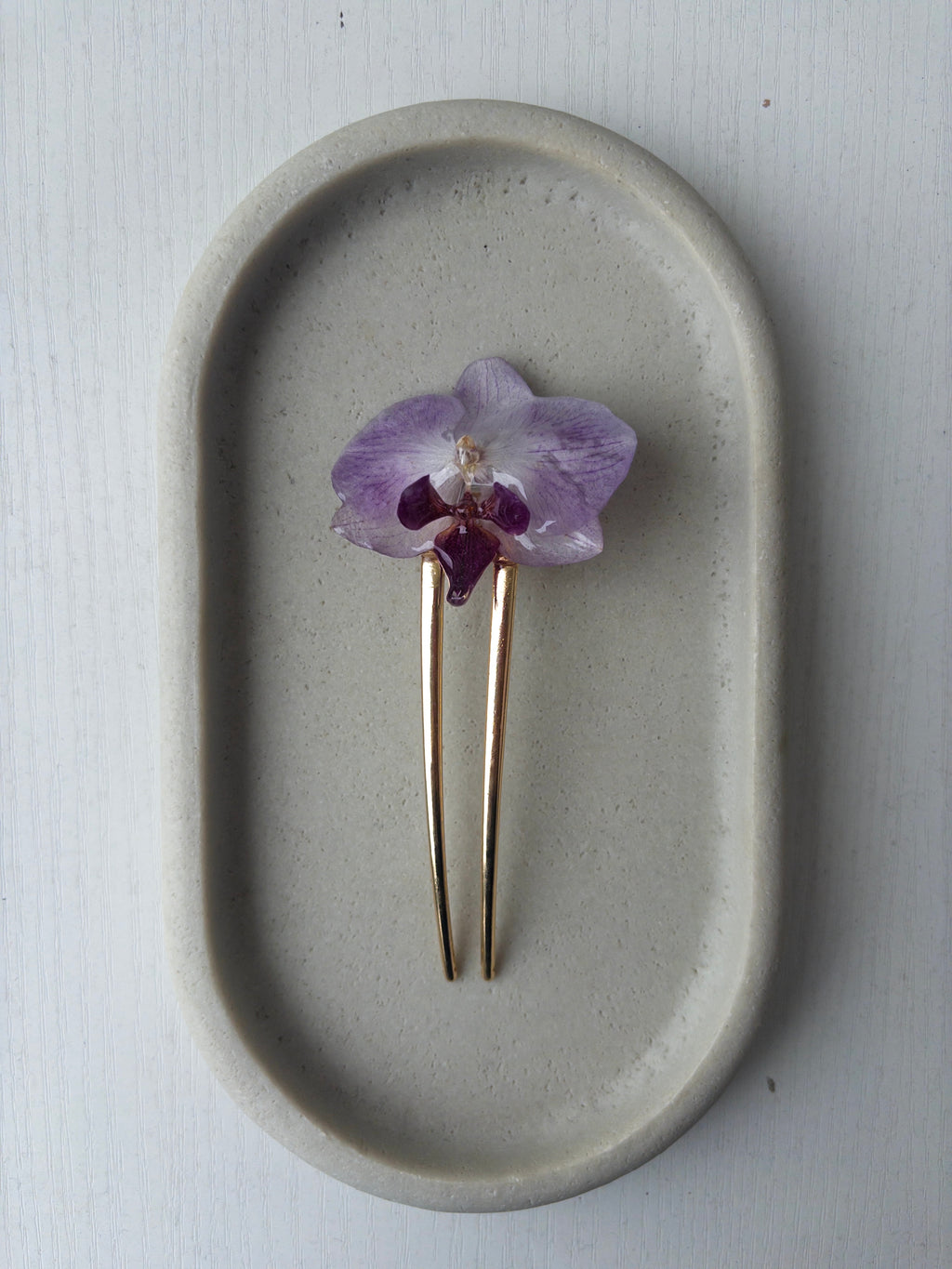 Orchid Hair Pin