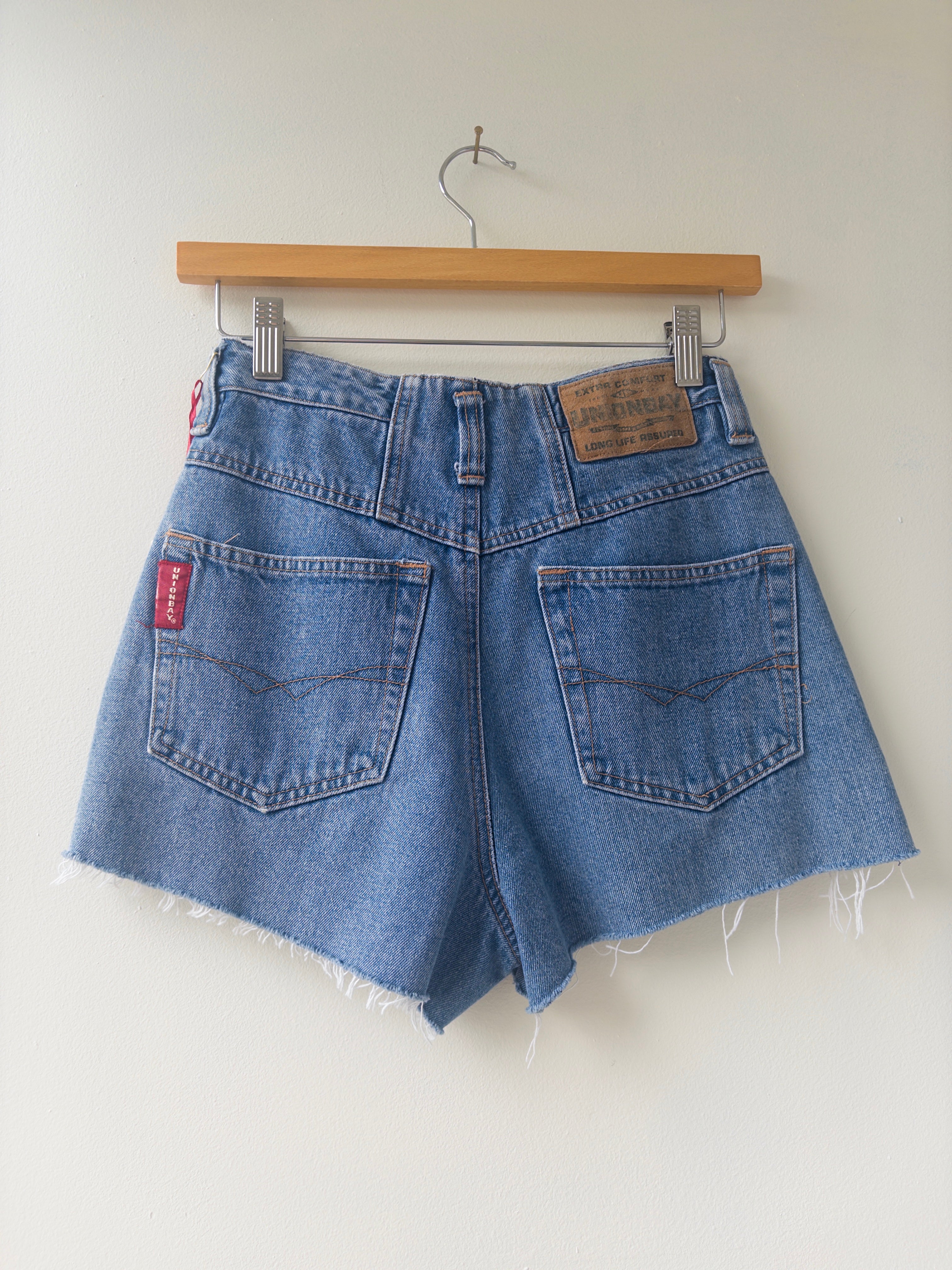 High Rise Denim Shorts