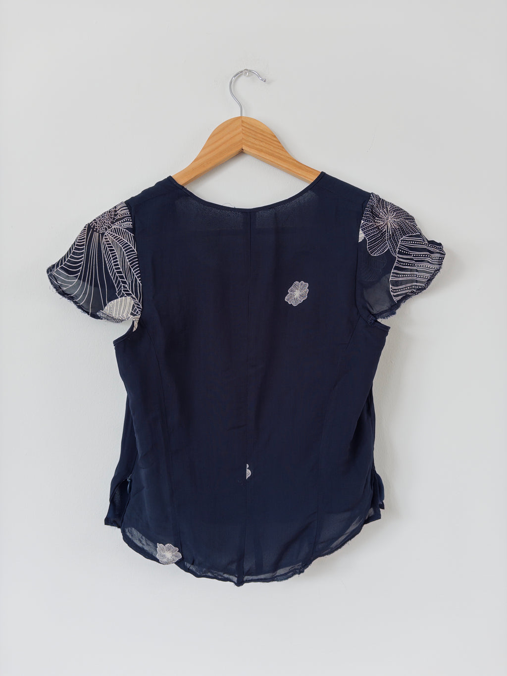 Ruffle Sleeve Blouse