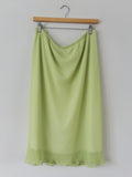 Lime Green Midi Skirt