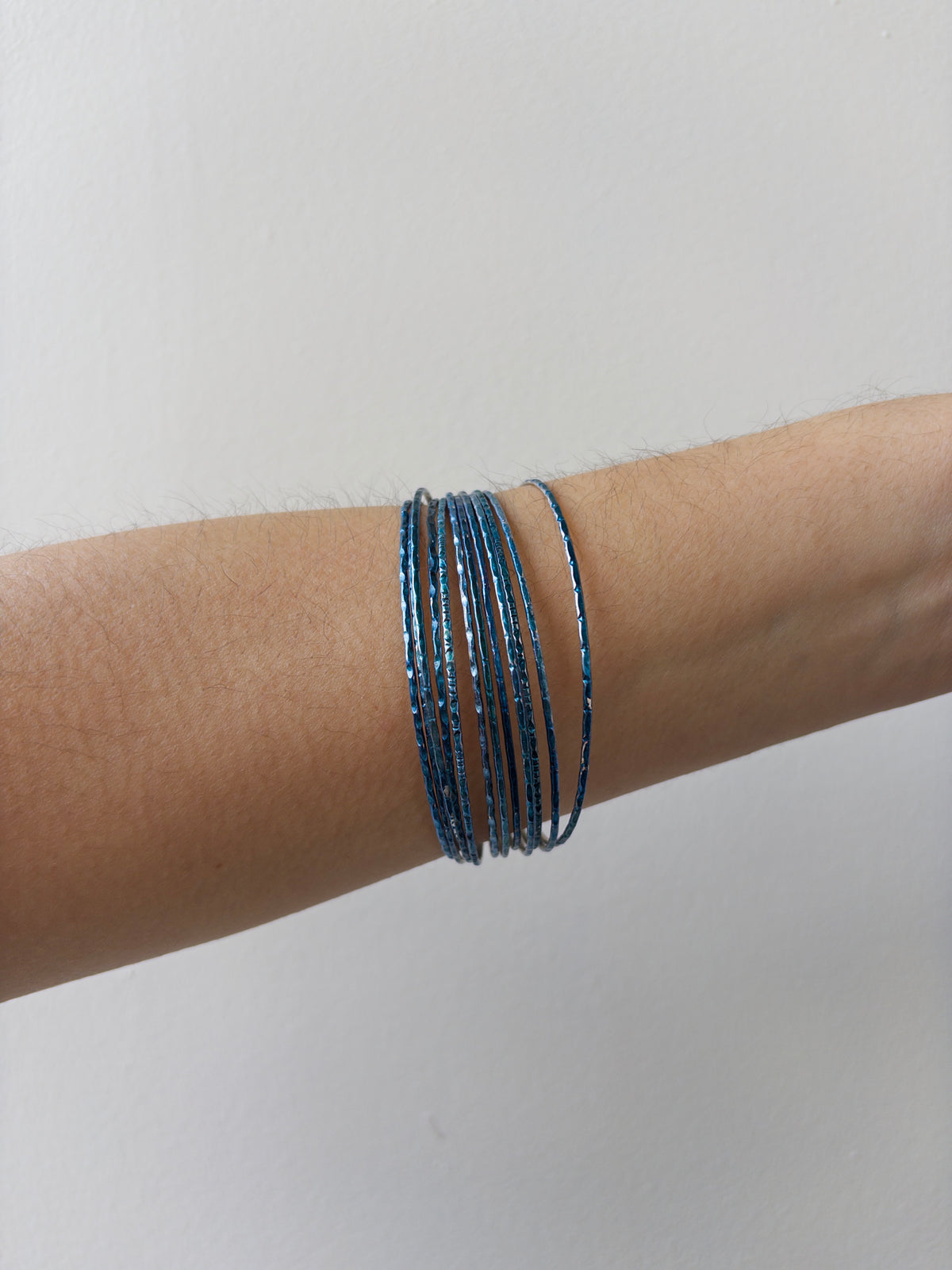 Blue Bangle Set