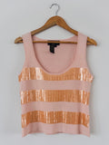90s Pink Sequin Tank