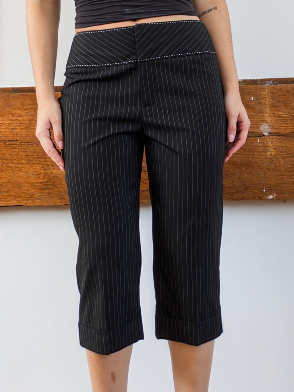 Pinstripe Capris