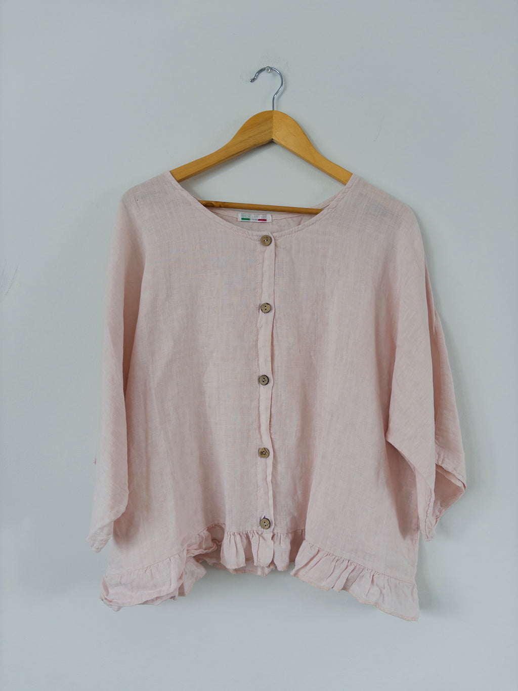Pink Linen Bouse