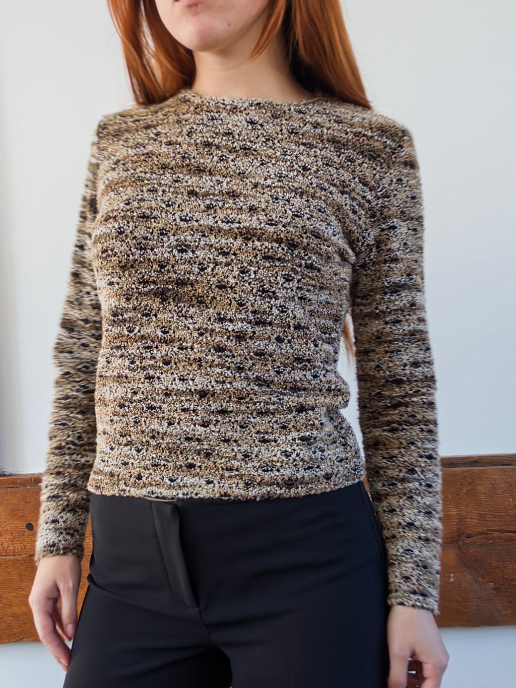 Boucle Knit Top