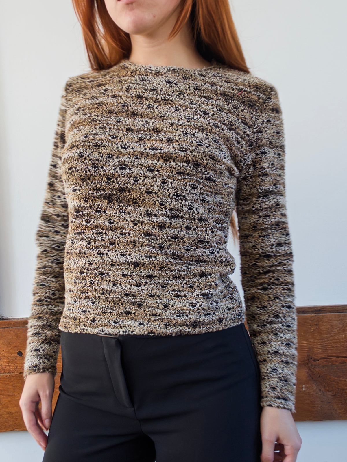 Boucle Knit Top