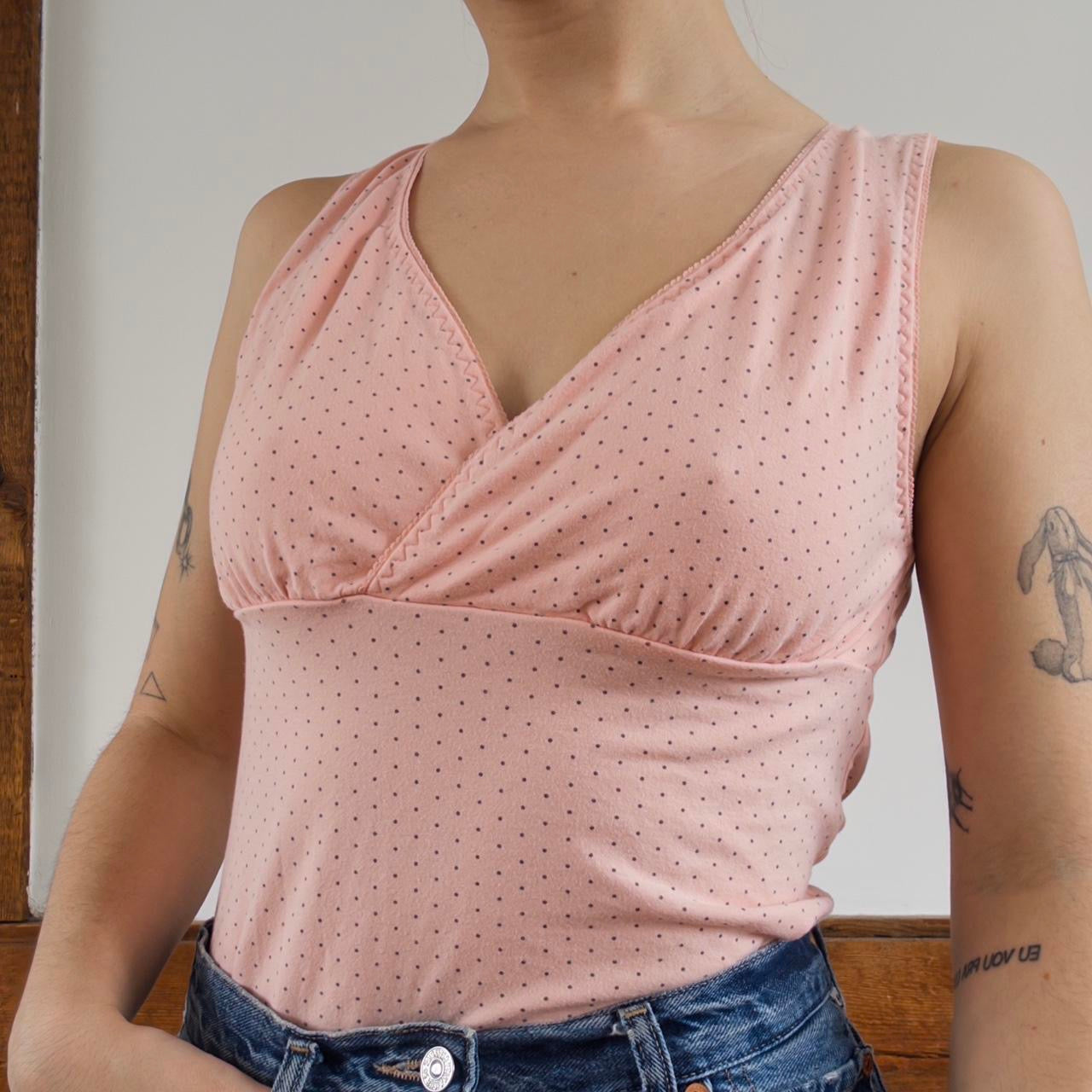 Pink Polka Dot Tank