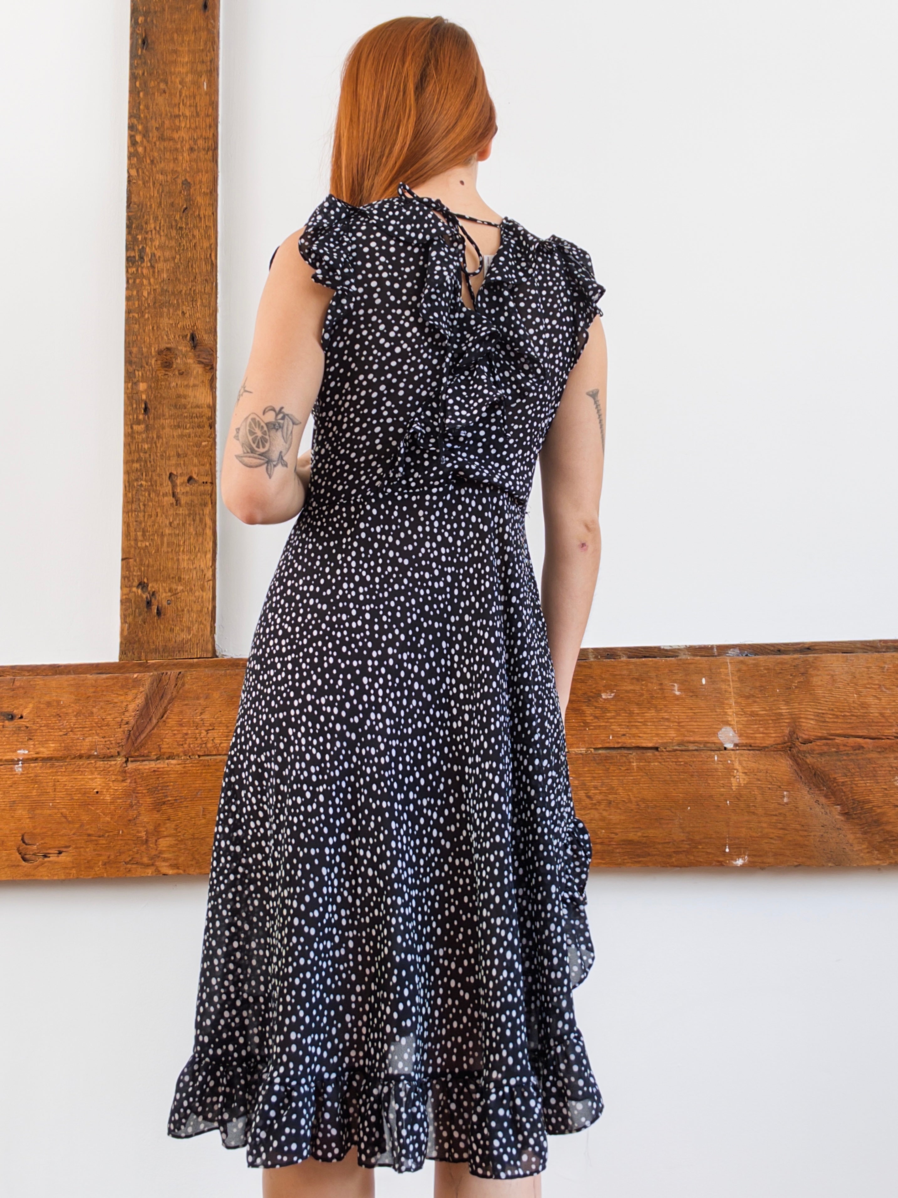 Polka Dot Ruffle Dress