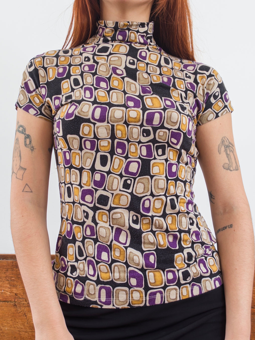 Abstract Print Top