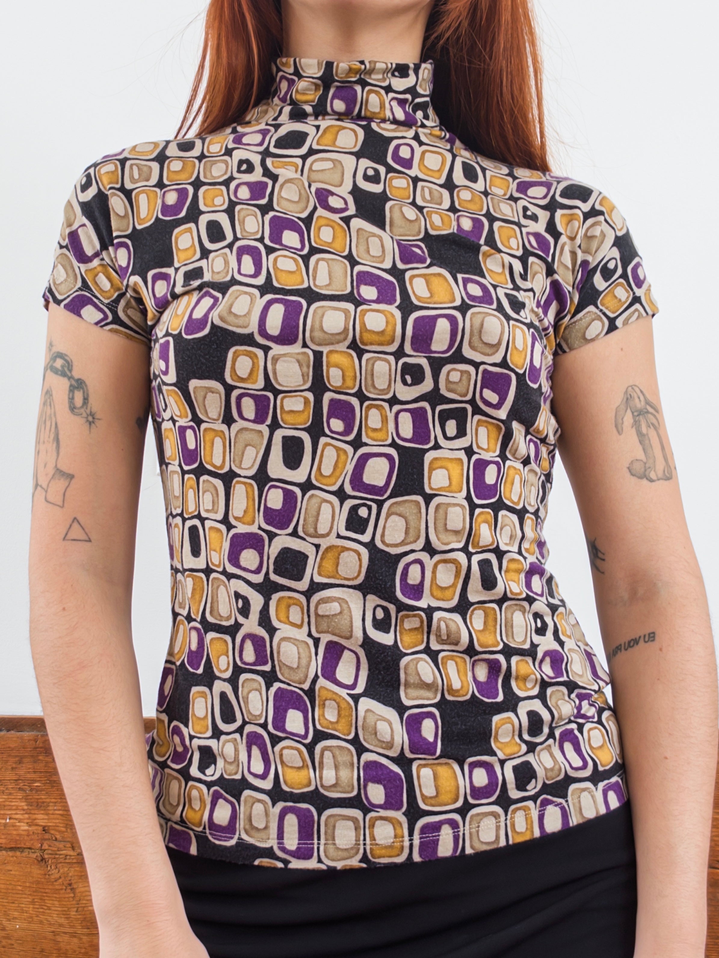 Abstract Print Top