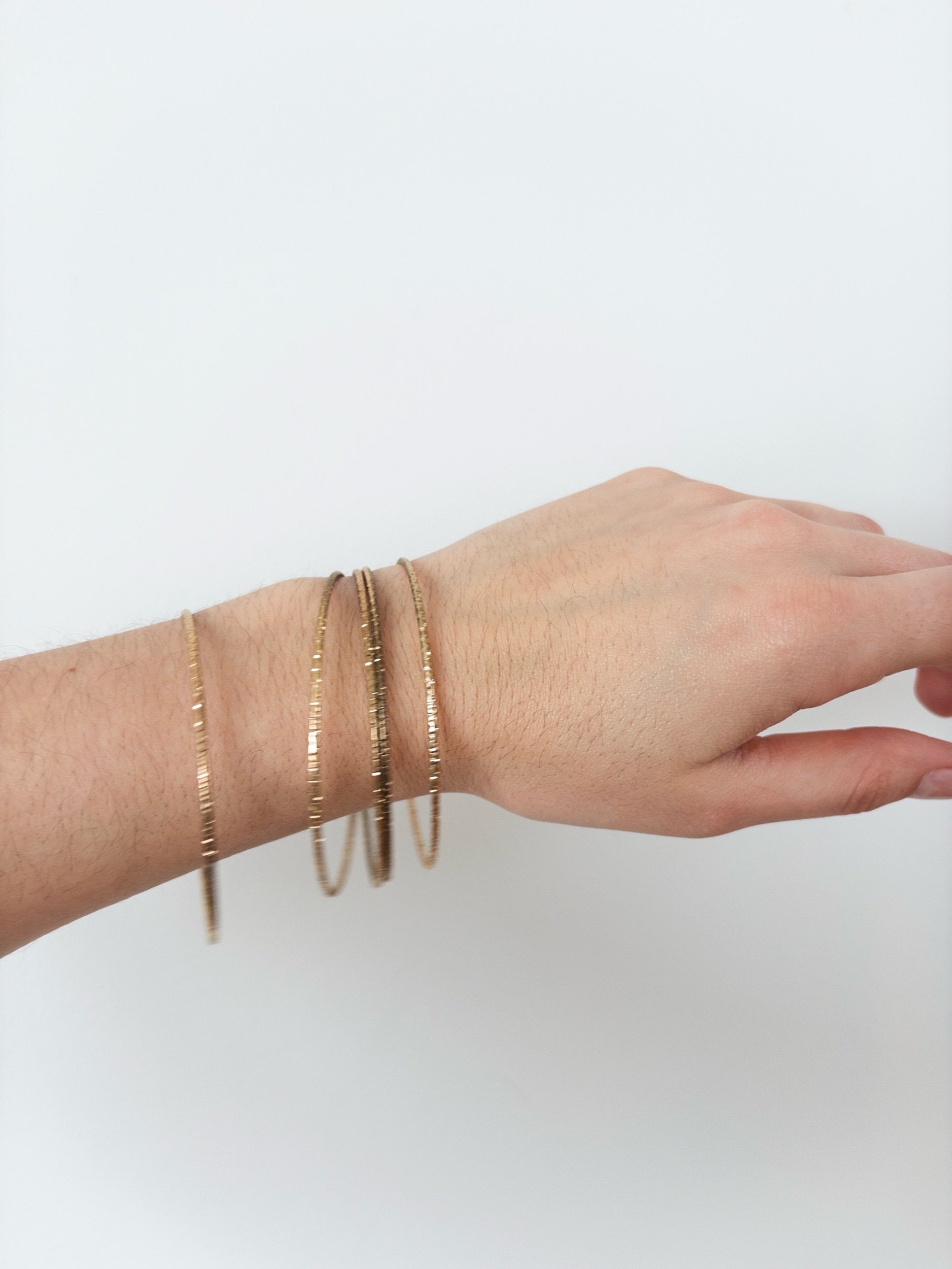Gold Bangle Set