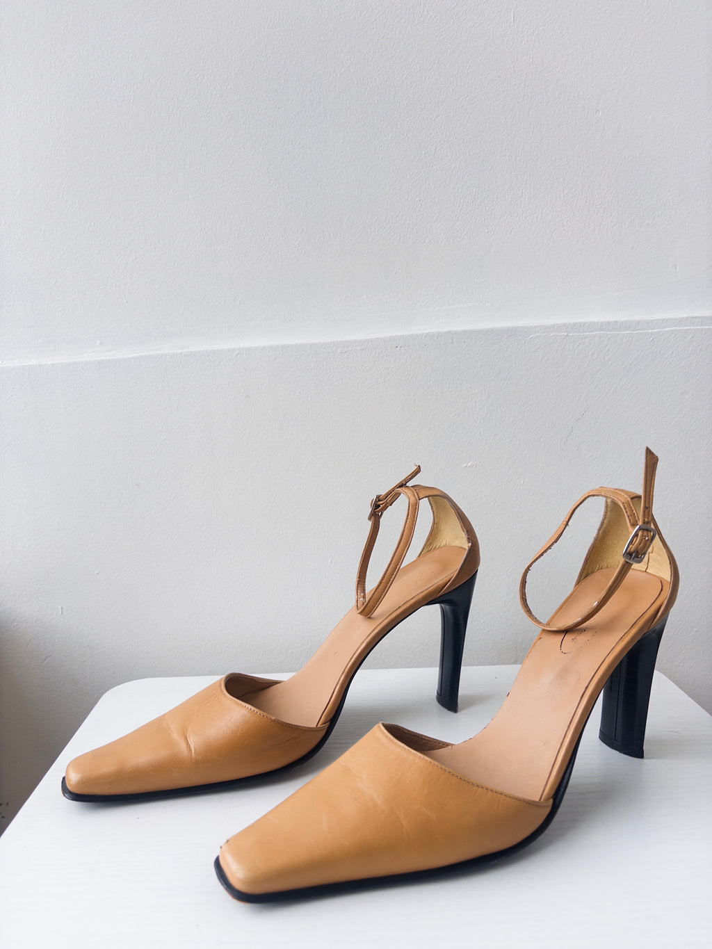 Brown Leather Heels