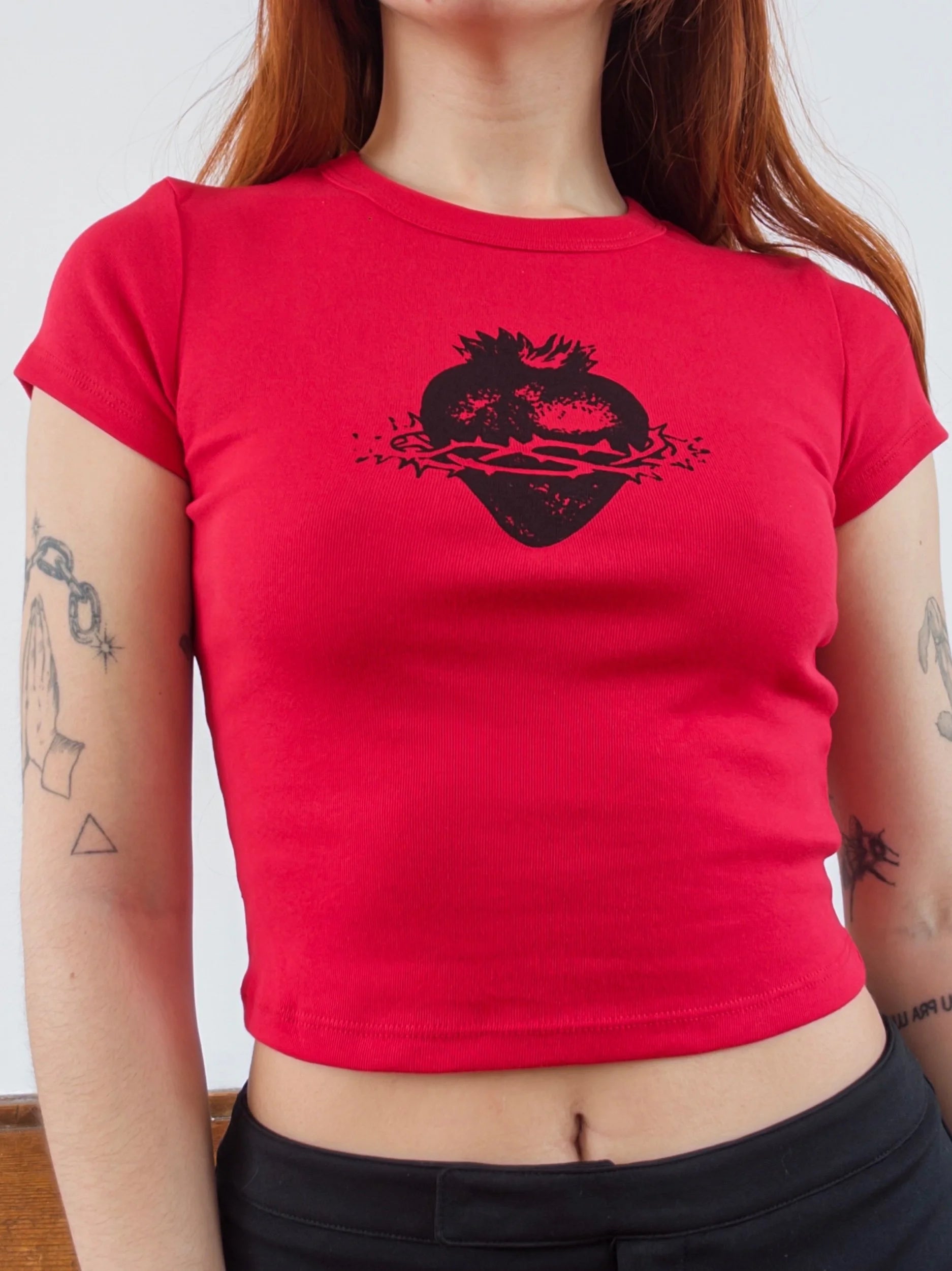 Logo Baby Tee Red