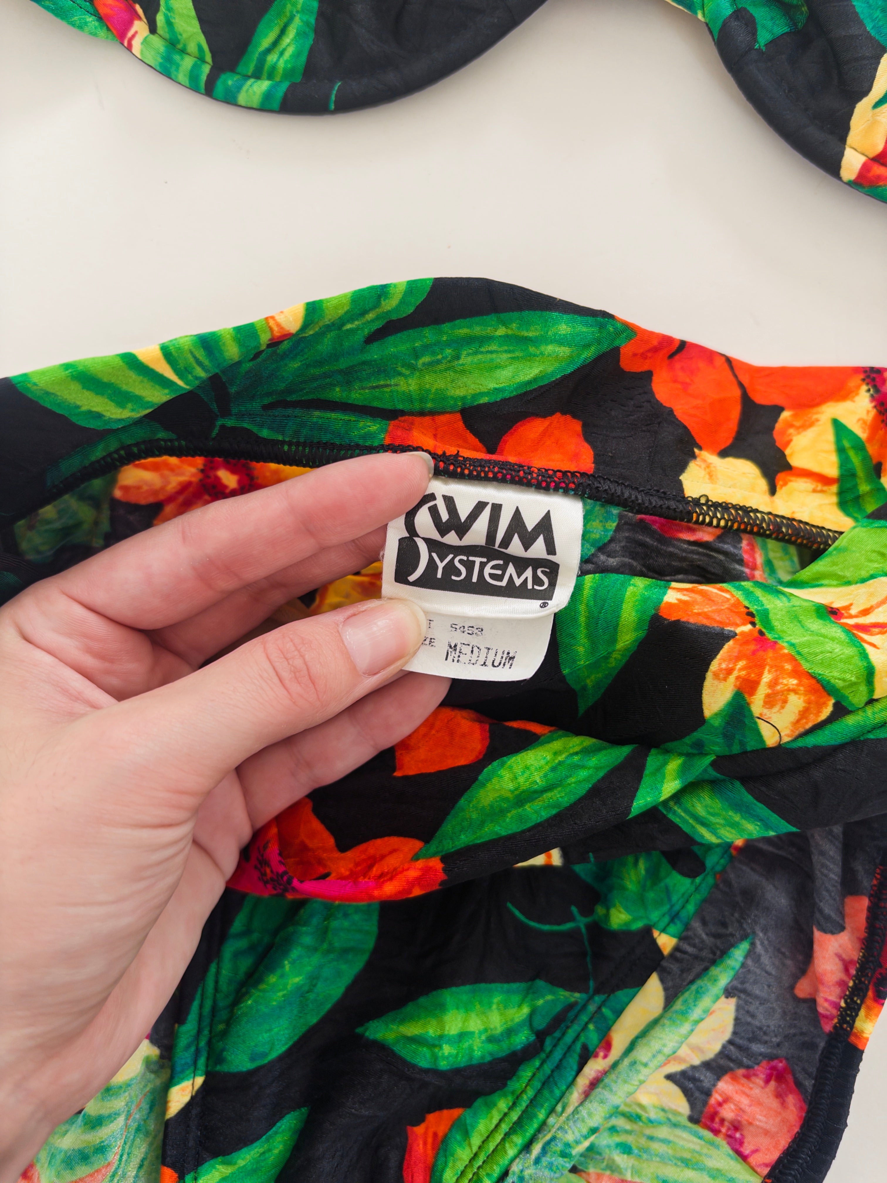 80s Floral Bikini