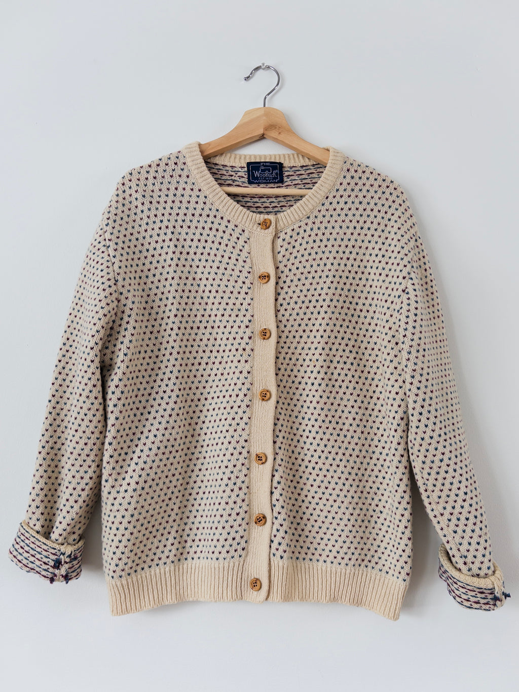 Cream Wool Cardigan