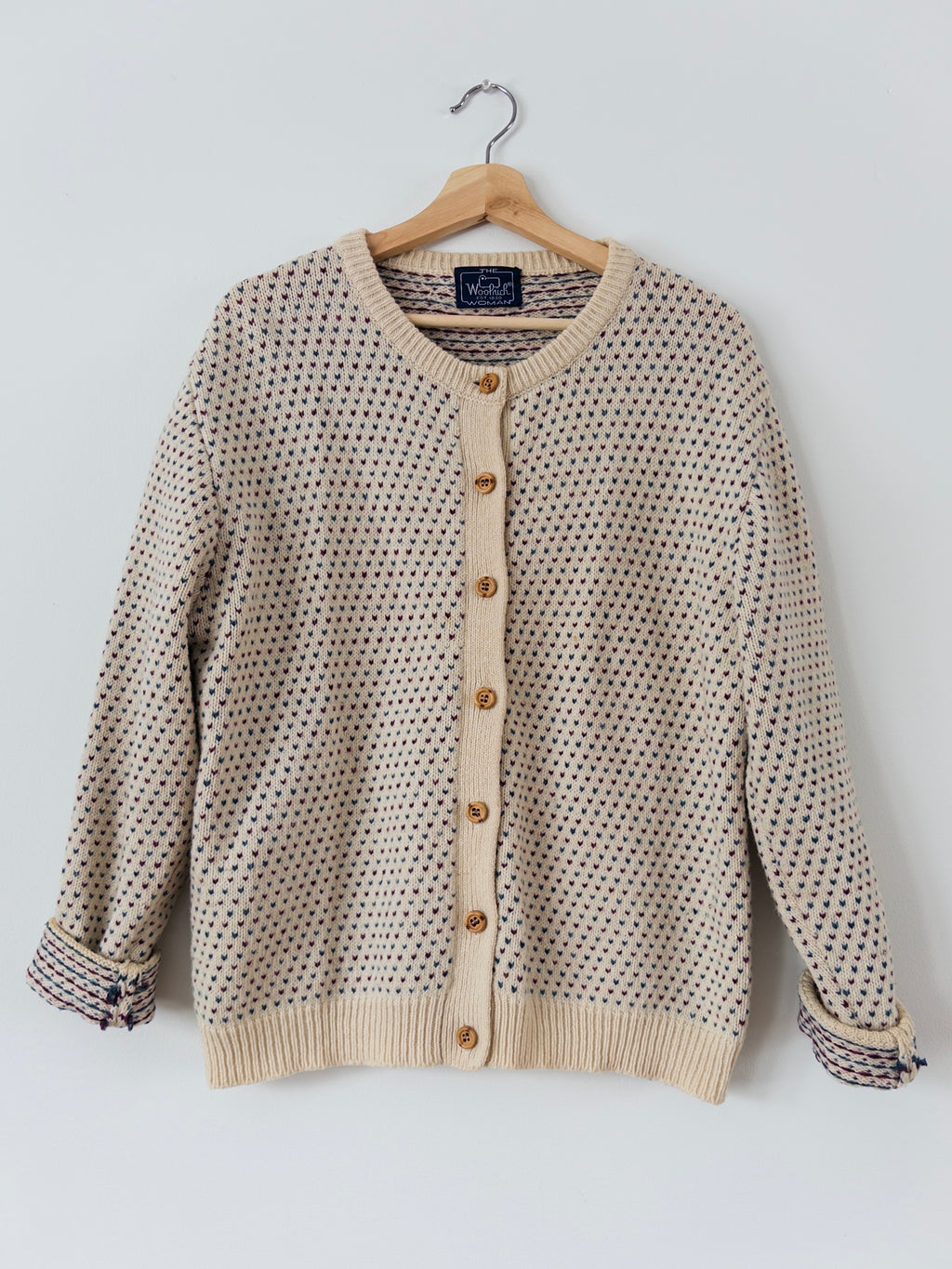 Cream Wool Cardigan