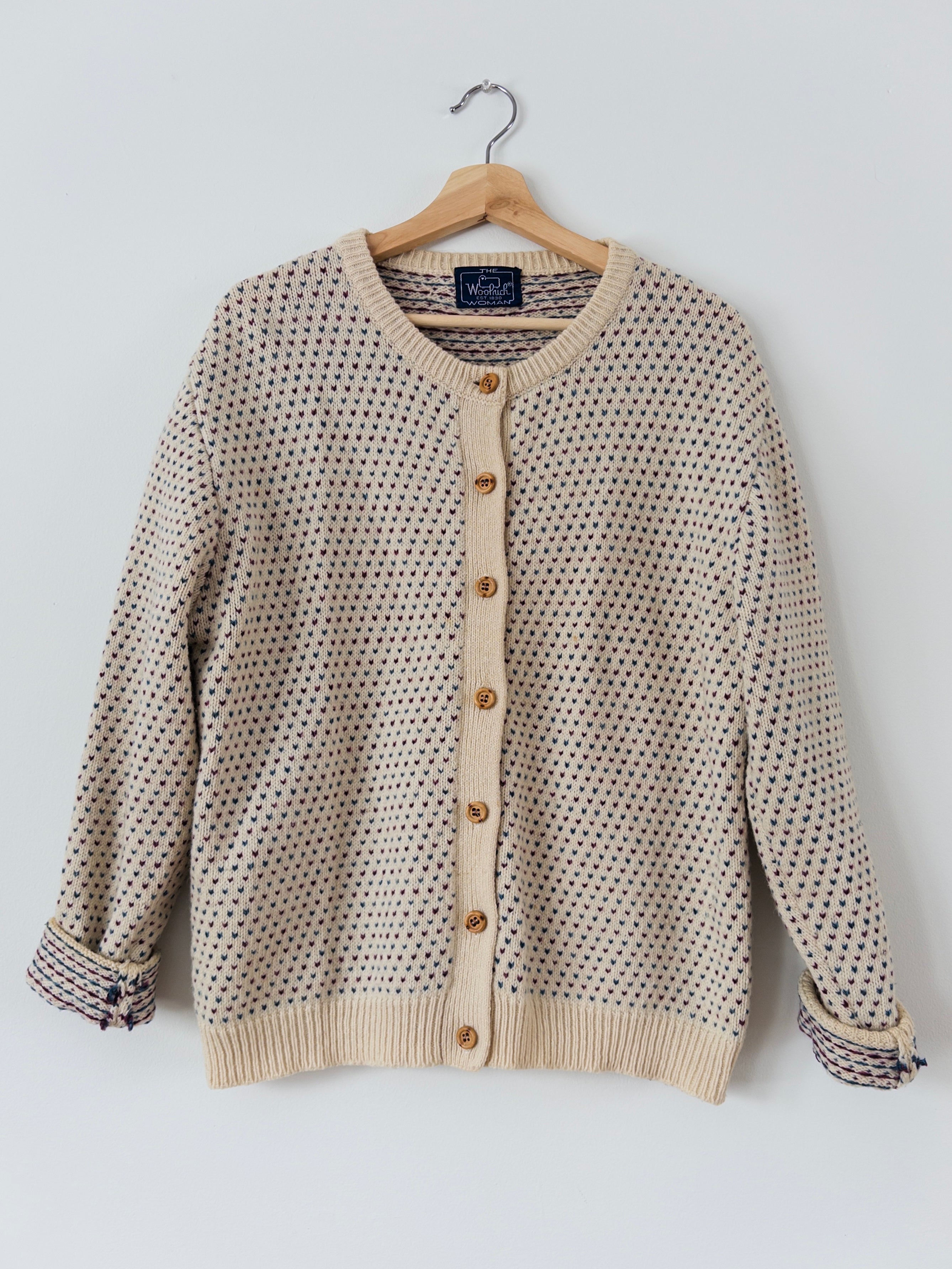 Cream Wool Cardigan