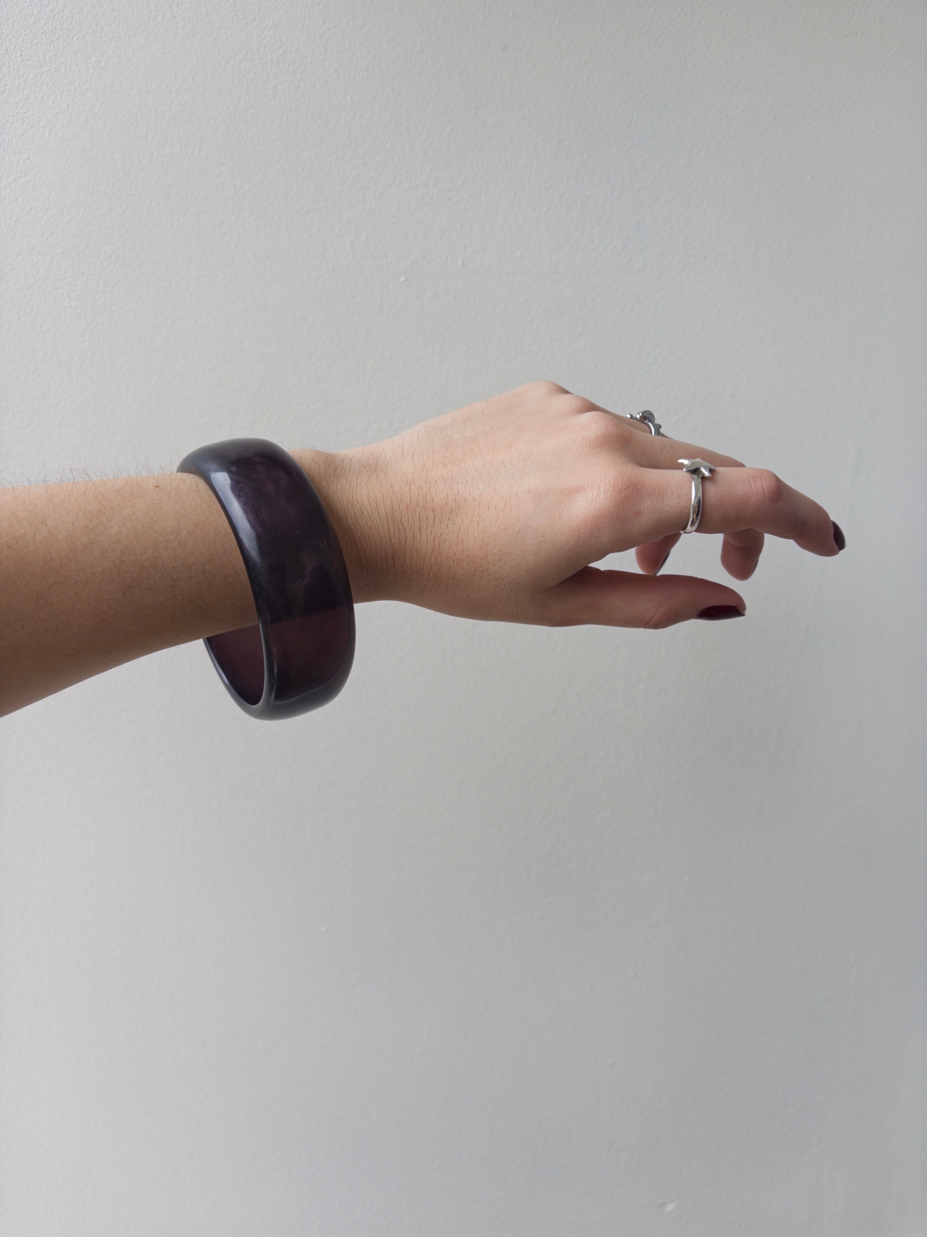 Purple Lucite Bangle