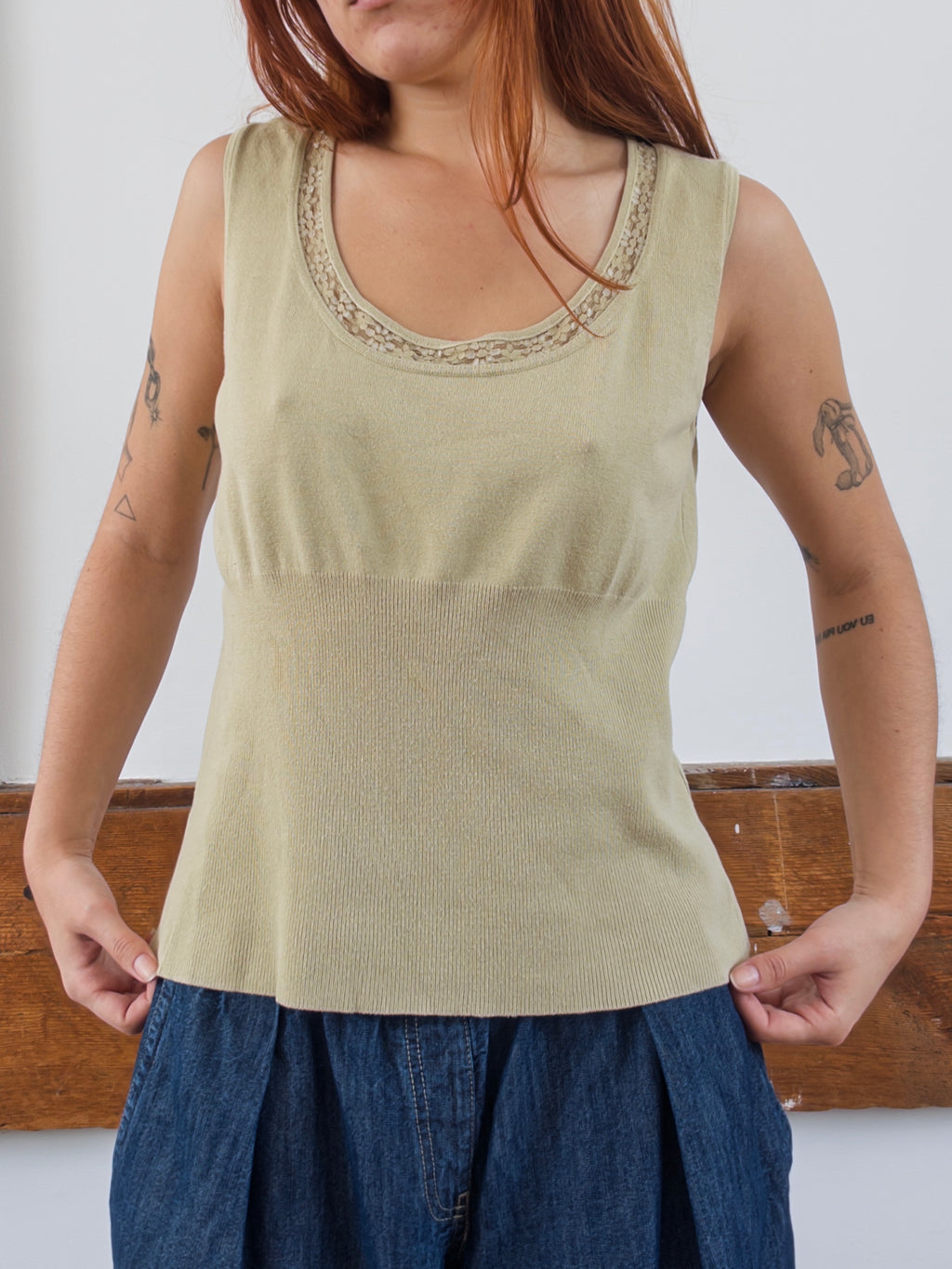 Sage Knit Tank