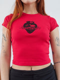 Logo Baby Tee Red