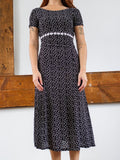 Polka Dot Midi Dress
