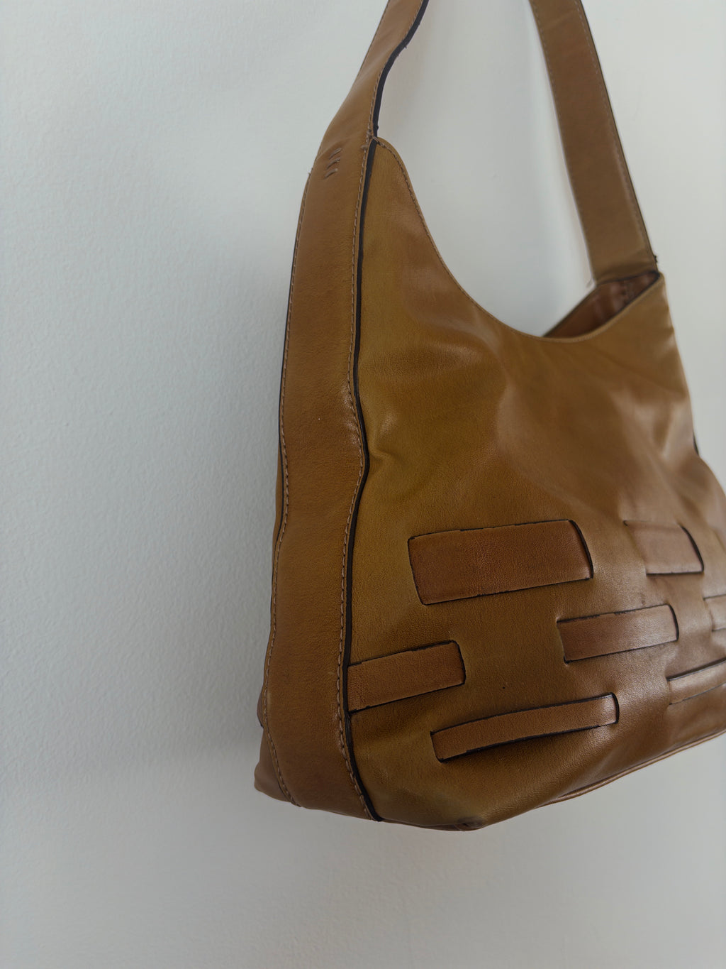 Brown Leather Shoulder Bag