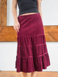 Corduroy Midi Skirt