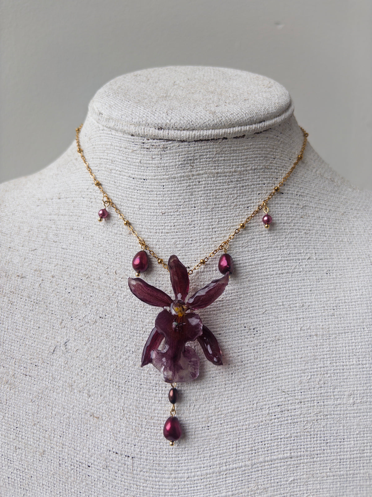 Orchid Necklace