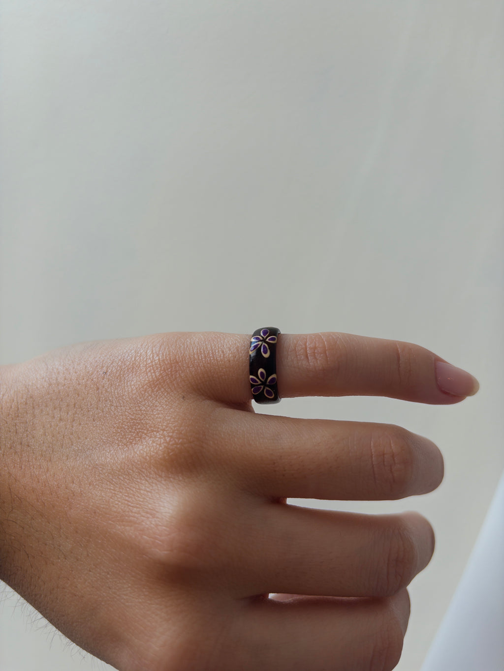 Wooden Painted Ring