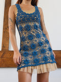 Crochet Mini Dress