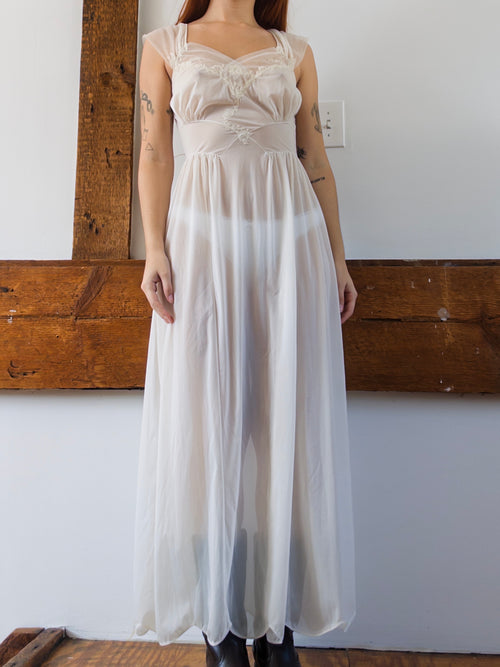 1970s Peignoir Set