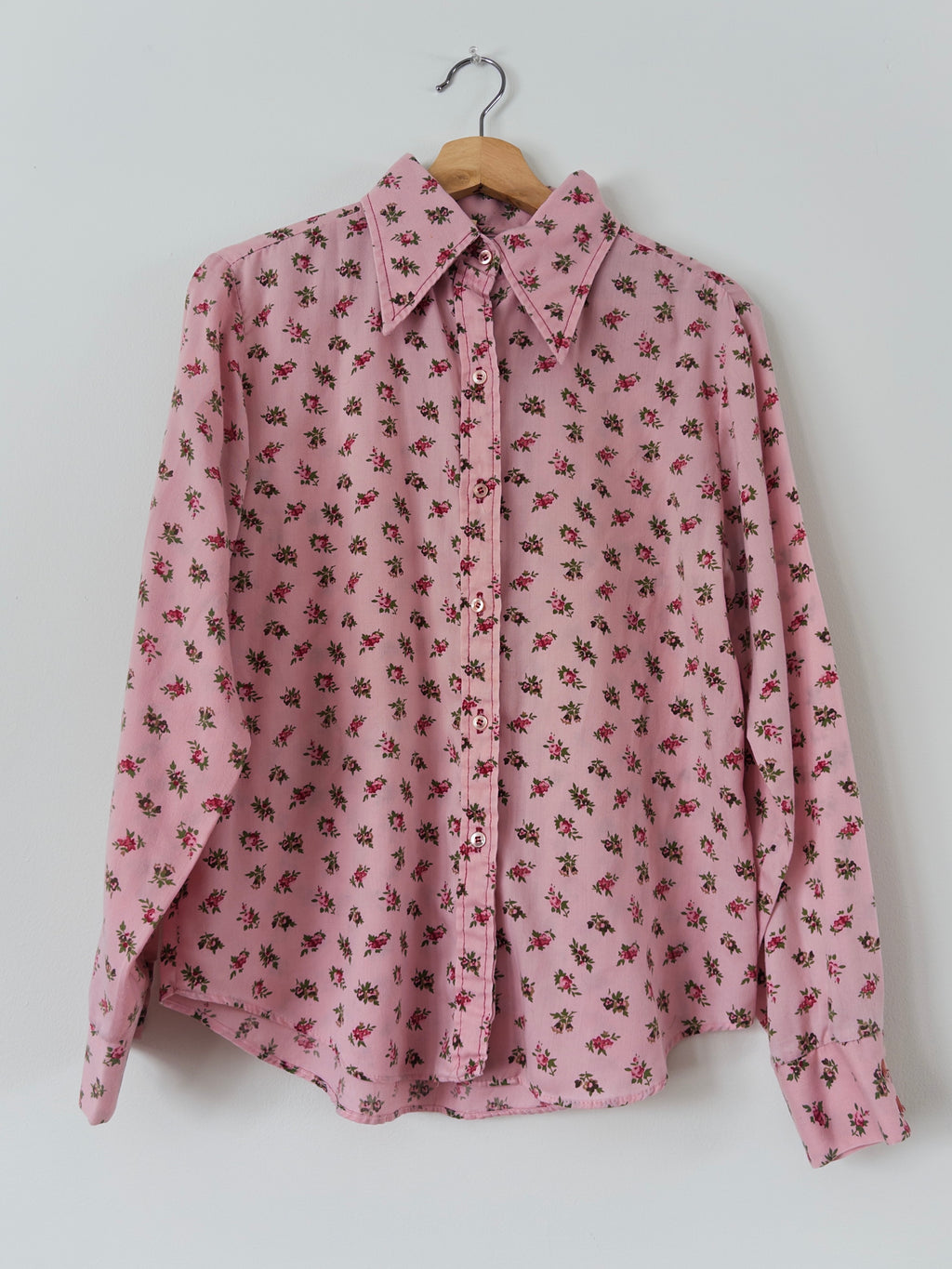 70s Flower Button Down