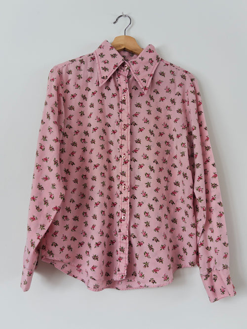 70s Flower Button Down