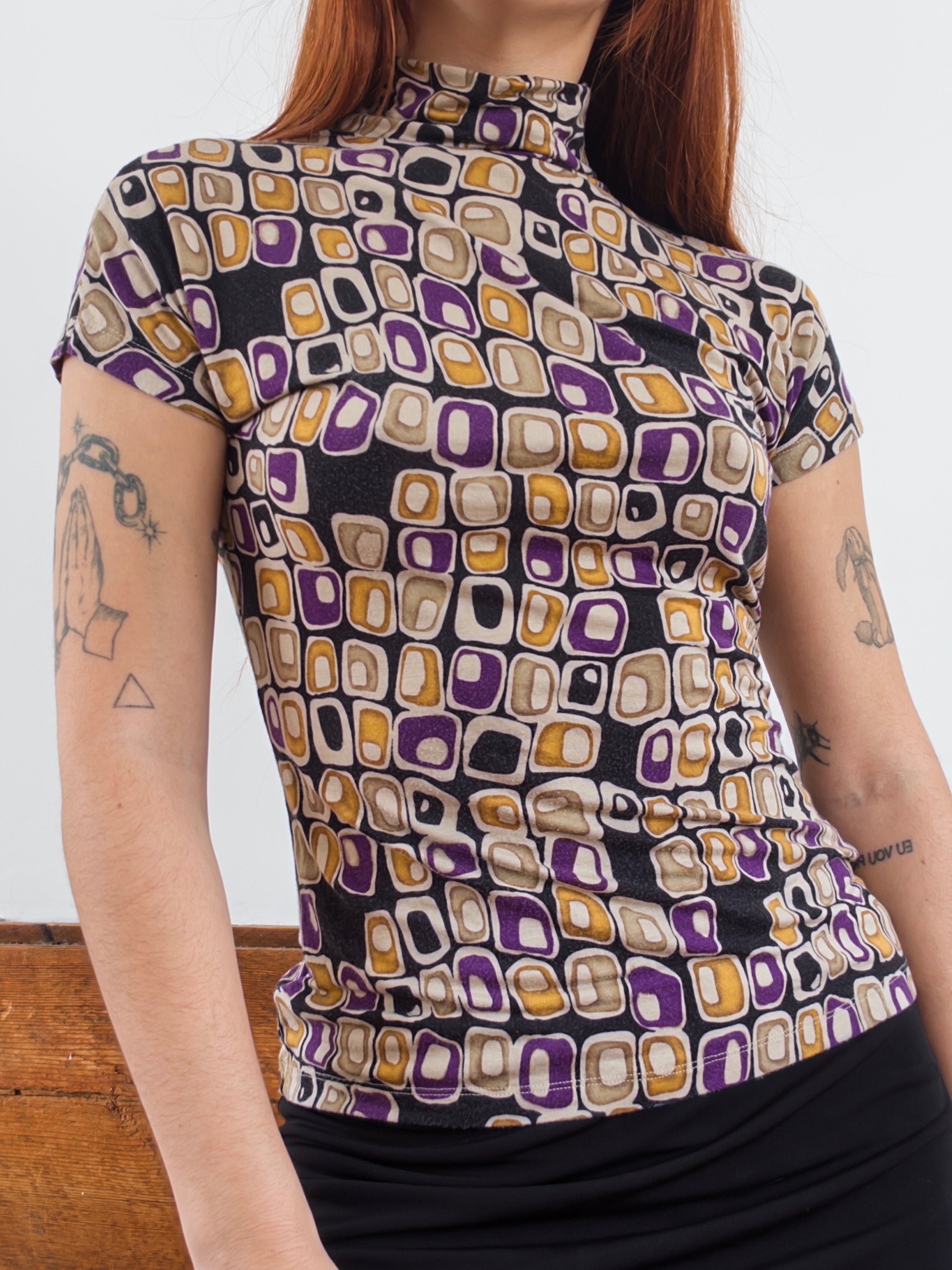 Abstract Print Top