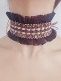 Plum Clown Collar