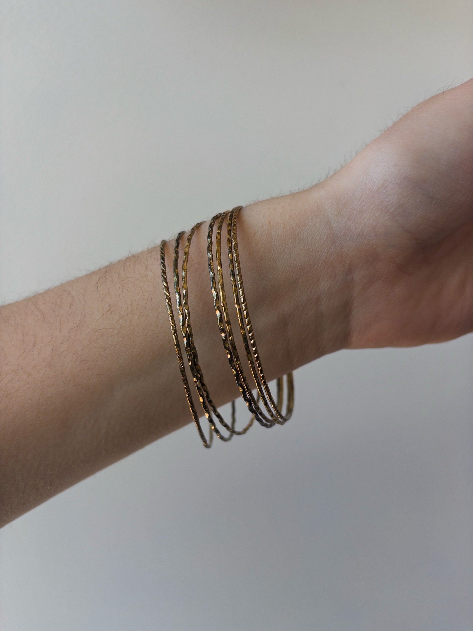 Gold Bangle Set