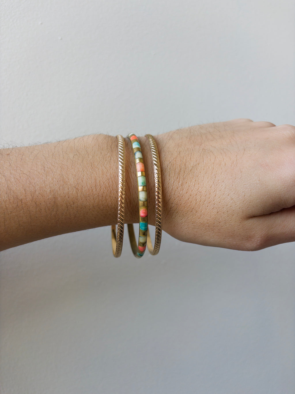 Gold Bangle Set