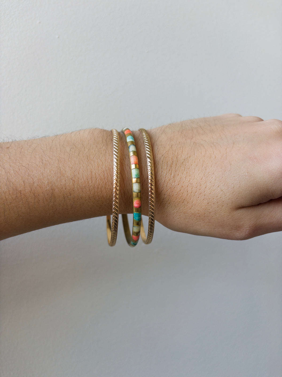 Gold Bangle Set