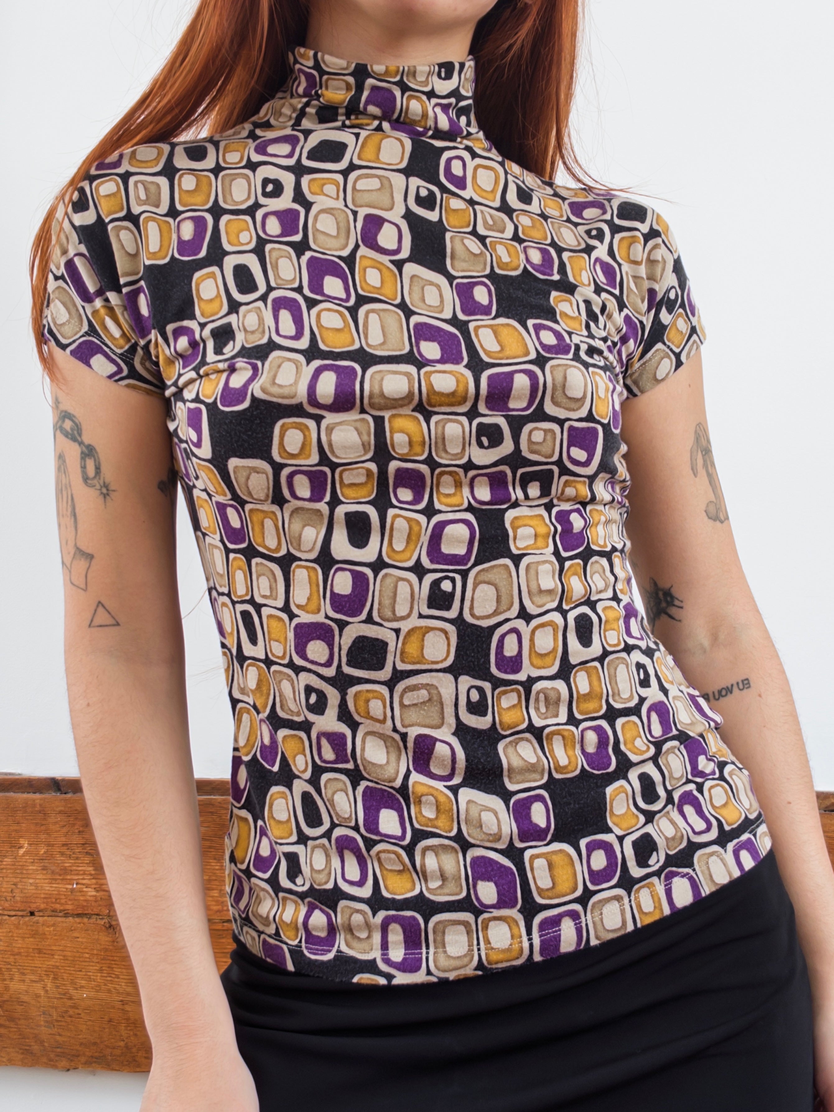 Abstract Print Top