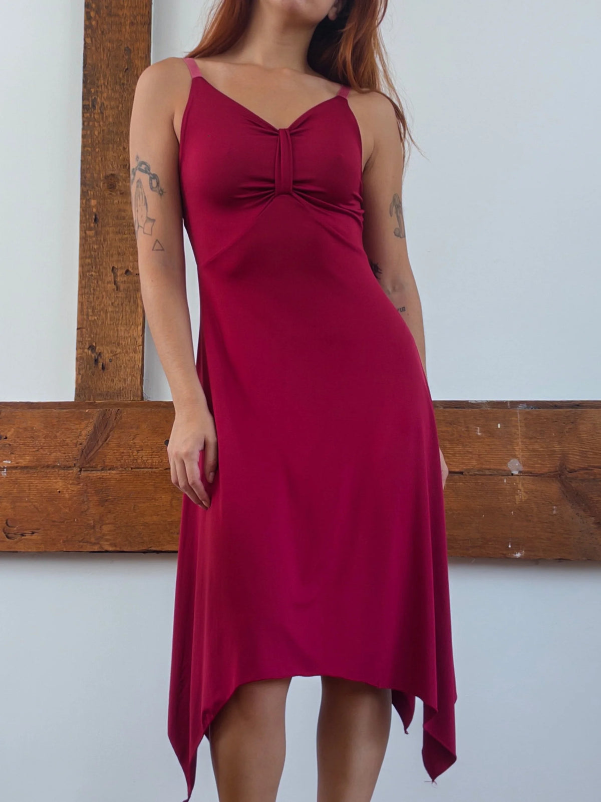Wine Midi Dress