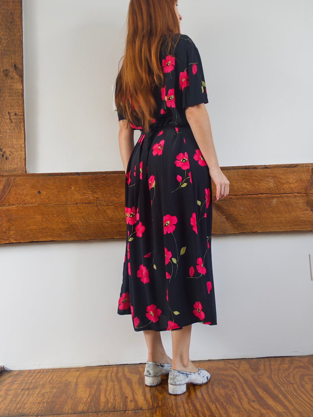 Floral Tie-Back Dress